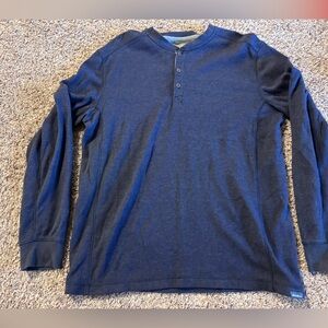 Eddie Bauer Dark Blue Long Sleeve Henley